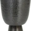 TS bloempot op voet Lauren grijs D 12 H 19 cm