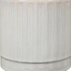 TS bloempot op voet Sarien wit D 16 H 15 cm