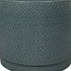 TS bloempot op voet Stien blauw D 21 H 19 cm