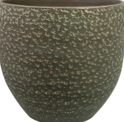 TS bloempot Rinca groen D 36 H 32 cm