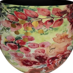TS bloempot Rose rood D 28 H 25 cm