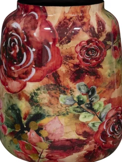 TS bloempot Rose rood D 21 H 24 cm