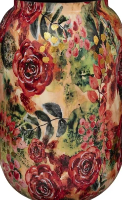 TS bloempot Rose rood D 30 H 42 cm