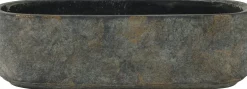 TS bloempot Saar grijs 32 x 10 x 10 cm