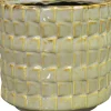 TS bloempot Stian groen D 13 H 12 cm