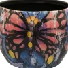 TS bloempot Streetart blauw D 9 H 7 cm