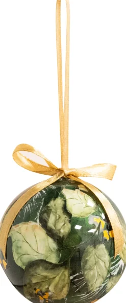 TS kerstbal Designed by Lammie bee groen D 5 H 5 cm