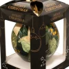 TS kerstbal Designed by Lammie bee groen D 10 H 13 cm