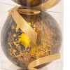 TS kerstbal Designed by Lammie shadow goud D 7 H 21 cm 3 stuks