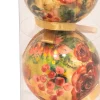 TS kerstbal Designed by Lammie rose rouge rood D 7 H 21 cm 3 stuks