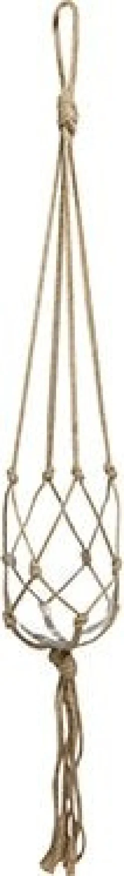 TS plantenhanger Macramé bruin H 70 cm