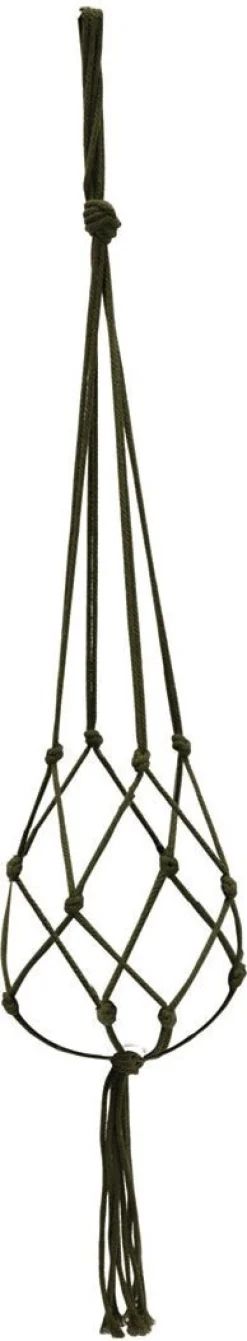 TS plantenhanger Macramé groen 90 H cm