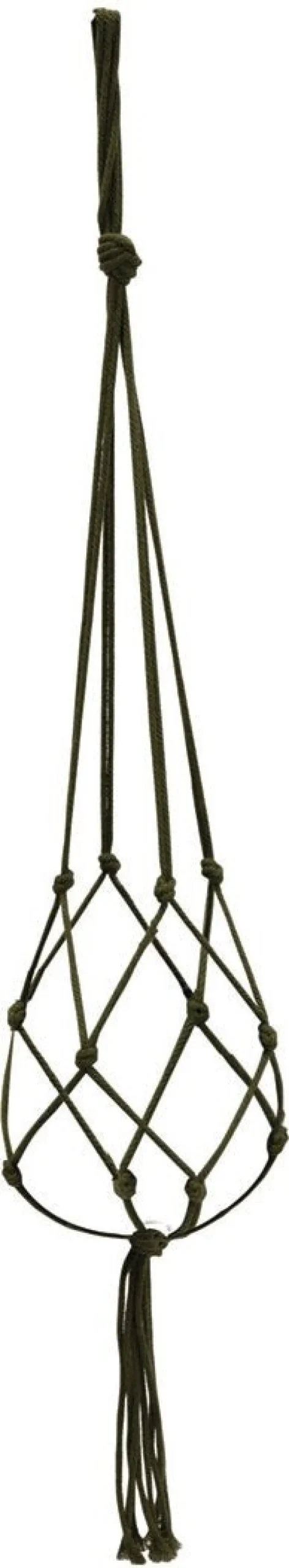 TS plantenhanger Macramé groen 90 H cm