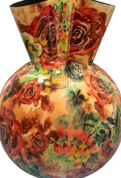 TS tulpenvaas Rose rood / oranje D 24 H 37 cm