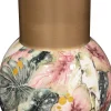 TS vaas Monstera goud D 25 H 45 cm