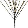 Tuinsteker tak zwart met 80 lampjes warm wit 7,2 x 5,2 x 110 cm