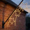 Twinkle Pole vlaggenstokverlichting Falling Stars met verlichting 40 x 110 cm