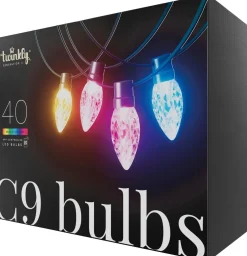 Twinkly feestverlichting Bulbs appgestuurd met 40 lampjes gekleurd 12 m