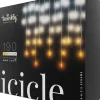 Twinkly ijspegelverlichting met app met 190 LED lampjes warm wit / koud wit 5 m