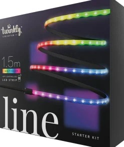 Twinkly kerstverlichting met app Line starter met 100 LED lampjes gekleurd 1,5 m