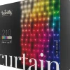 Twinkly lichtgordijn met app met 210 LED lampjes gekleurd / warm wit 1,5 x 2,1 m