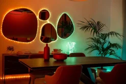 Twinkly miniverlichting Dots appgestuurd transparant met 200 lampjes gekleurd 10 m