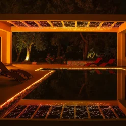 Twinkly miniverlichting met app met 400 LED lampen goud / wit 35,5 m