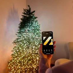 Twinkly miniverlichting met app met 400 LED lampen goud / wit 35,5 m