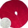 Unique living kerstboomrok Coby rood D 110 cm