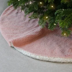 Unique Living kerstboomrok Hakan roze D 90 cm