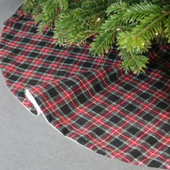 Unique Living kerstboomrok Hakan rood / blauw D 90 cm