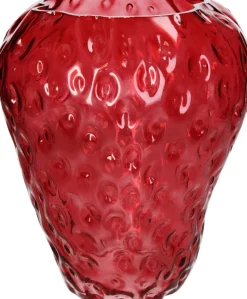 Vaas Aardbei rood D 21,5 H 26 cm