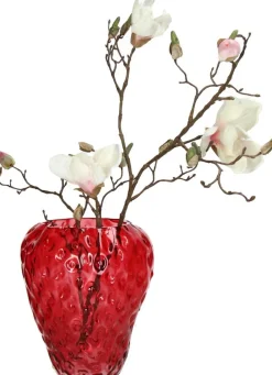 Vaas Aardbei rood D 21,5 H 26 cm