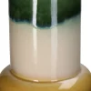 Vaas Artistic Strikes groen / geel / wit D 20 H 48,5 cm