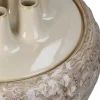 Vaas beige D 35,5 H 25 cm