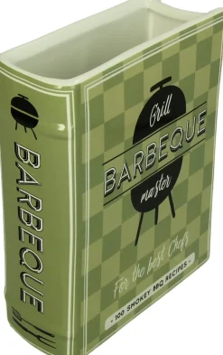 Vaas Boek Barbecue groen 16 x 6,3 x 20 cm