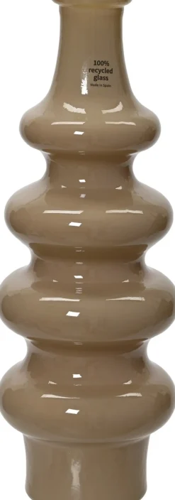 Vaas bruin D 14,5 H 40 cm