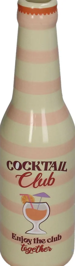 Vaas Cheers cocktail club roze / beige D 6,5 H 24 cm