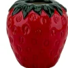Vaas Cuisine aardbei rood D 9 H 9,3 cm