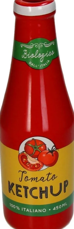 Vaas Cuisine ketchup rood D 7 H 21,5 cm
