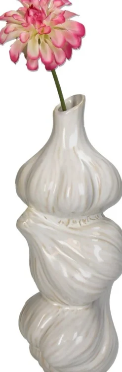 Vaas Cuisine Knoflook wit D 9,5 H 23,1 cm