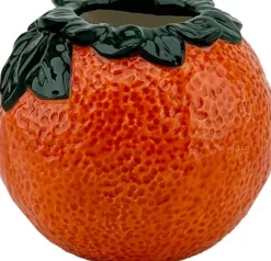 Vaas Cuisine madarijn oranje D 9,5 H 8 cm