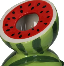 Vaas Cuisine Watermeloen groen / rood D 9,5 H 21,7 cm