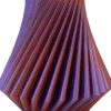Vaas 3D Athene oranje / paars / groen D 20 H 20 cm