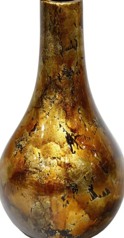 Vaas Dazzle goud / koper 14 x 14 x 26 cm