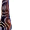 Vaas 3D Paris blauw / groen / oranje D 11 H 25 cm