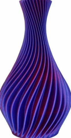 Vaas 3D Rome paars D 18 H 32 cm