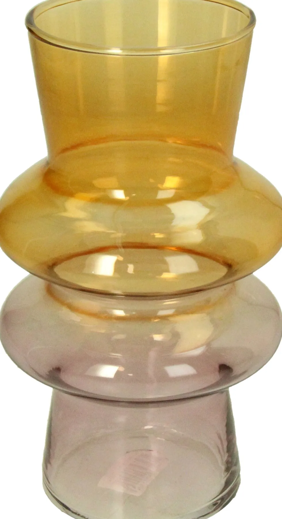 Vaas geel D 12 H 20 cm