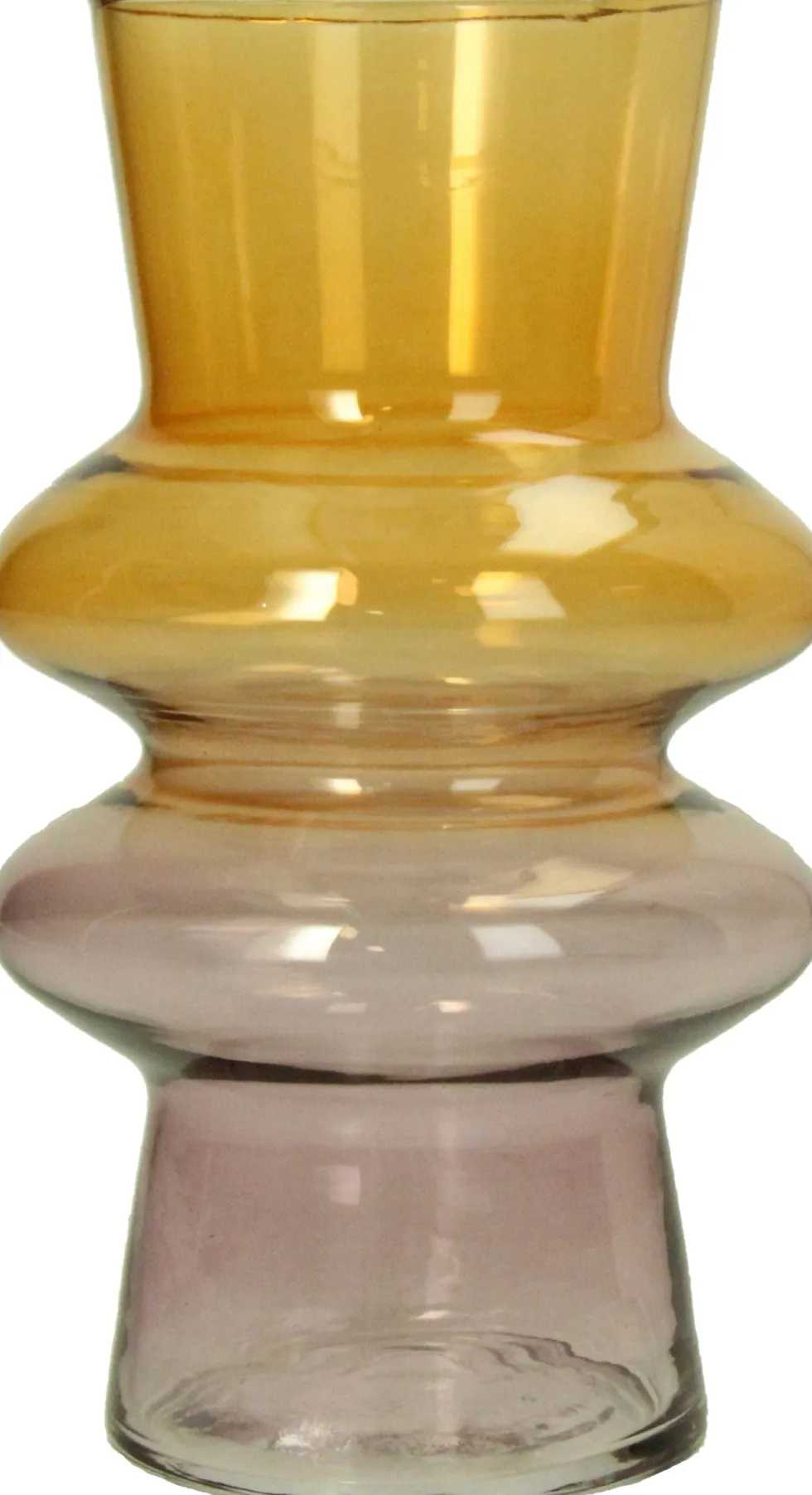 Vaas geel D 12 H 20 cm
