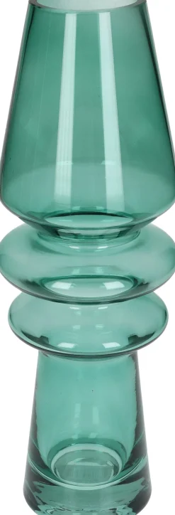 Vaas groen D 7 H 25 cm